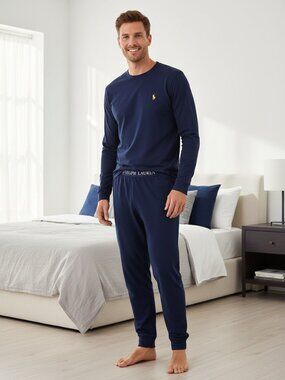 Polo Ralph Lauren Mercerized Cotton Sleep Jogger Navy Small